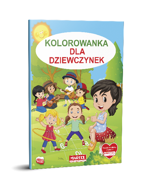 Mockup Seria Niebieska Kolorowanka Dla Dziewczynek - Wydawnictwo MARTEL | Świat Kolorowanek